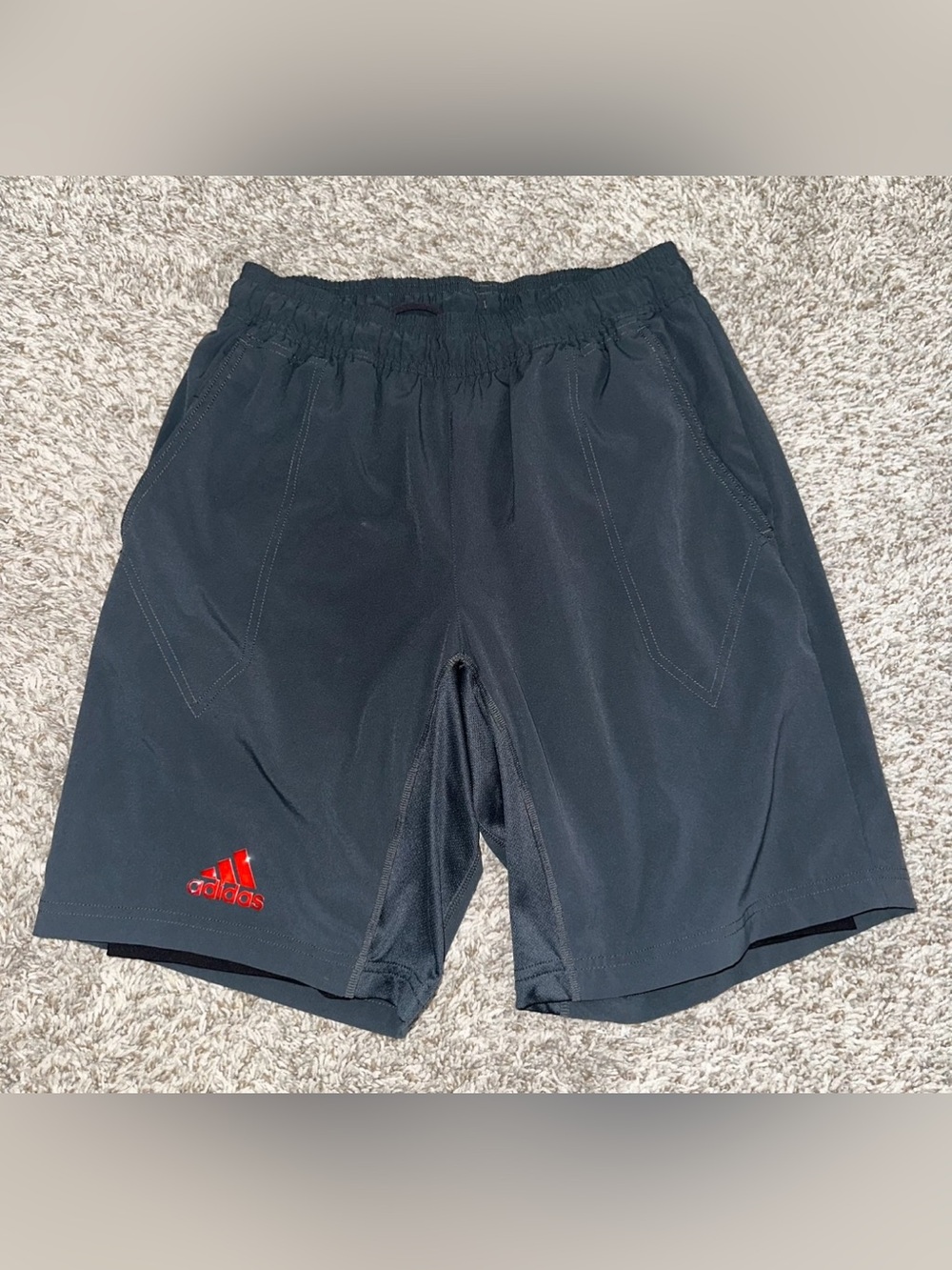 Adidas Men's Gray Athletic Shorts